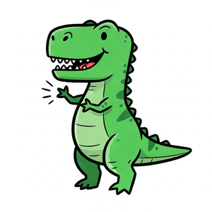 T-Rexs Awkward Attempt at a High-Five